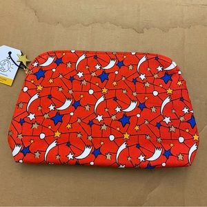 L’ Occitane red or yellow handbag makeup bag. New with tags.